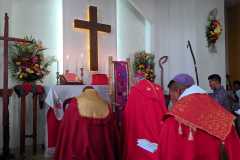 The Litany at the Consecration Mass.